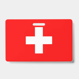Schweiz-Flagge Ausweis