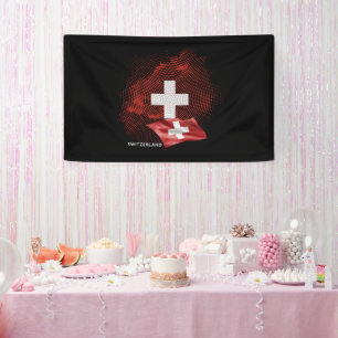 Schweiz Flagge Banner