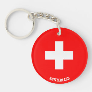Schweiz Flagge Charmant Patriotisch Schlüsselanhänger