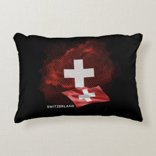 Schweiz Flagge Dekokissen