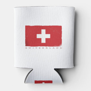 SCHWEIZ Flagge für Schweizer Liebhaber Dosenkühler