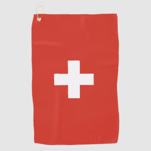 Schweiz Flagge Golf Handtuch