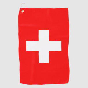 Schweiz Flagge Golfhandtuch