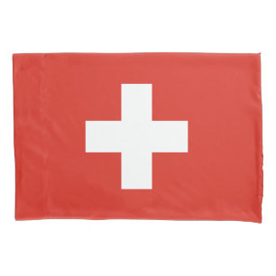 Schweiz Flagge Kissenbezug
