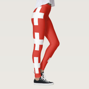 Schweiz Flagge Leggings