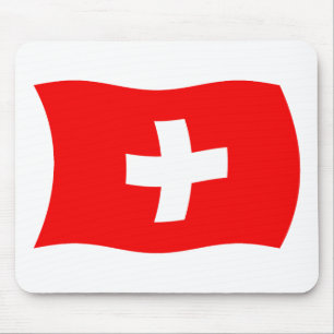 Schweiz Flagge Mauspad