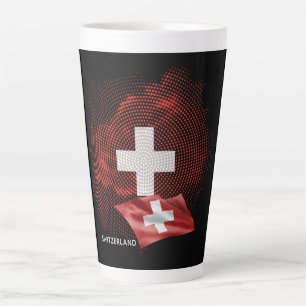 Schweiz Flagge Milchtasse