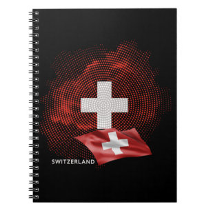 Schweiz Flagge Notizblock