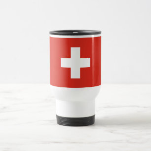 Schweiz Flagge Reisebecher