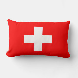 Schweiz Flagge Rückenkissen Lendenkissen