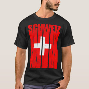 Schweiz Flagge T-Shirt