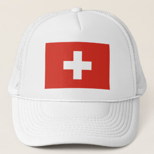 Schweiz Flagge Truckerkappe