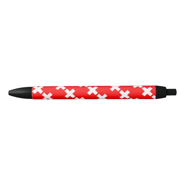 Schweiz Flaggen Ballpoint Pen Kugelschreiber (Vorderseite)