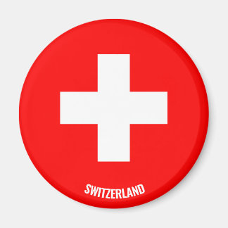 Schweiz Flaggenbezeichnung Rotes Weißes Kreuz Magnet