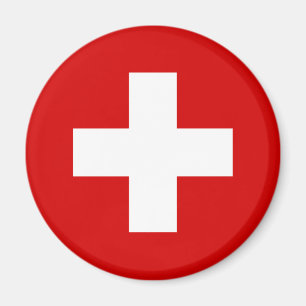 Schweiz - Flaggenqualität Magnet