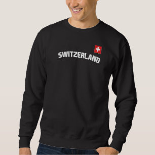 Schweiz Flaggenstaat Schweiz Internationales Land Sweatshirt
