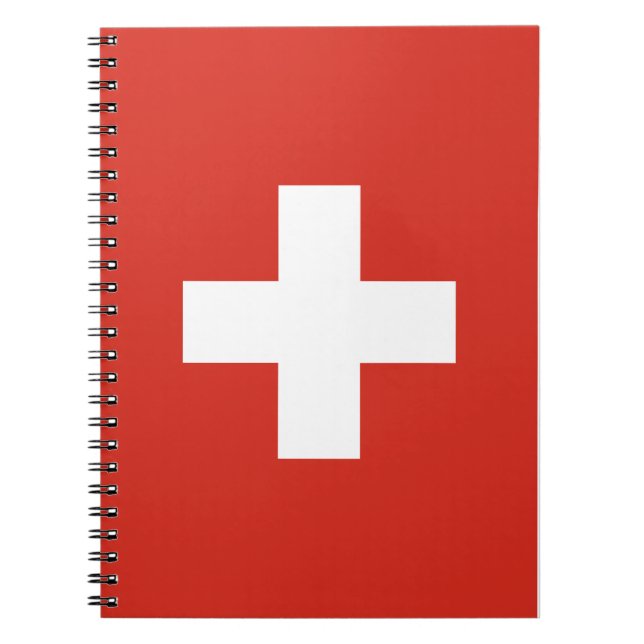 Schweiz-Flaggentelefone Notizblock (Vorderseite)