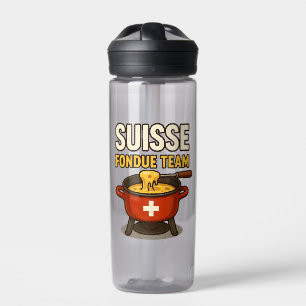 Schweiz Fondue Team Trinkflasche