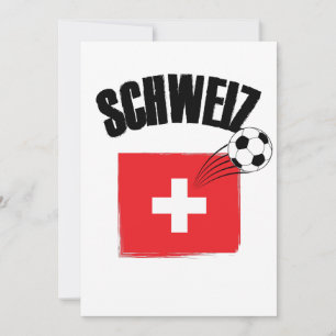 Schweiz Fussball Schweiz Fußballflagge