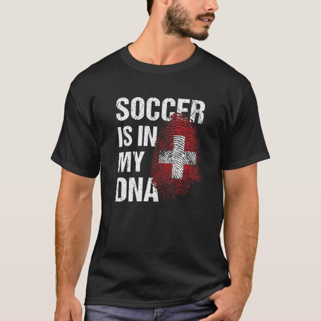 Schweiz Fußball Schweizer Fußball Suisse Futbol 1 T-Shirt (Vorderseite)