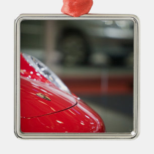 SCHWEIZ, GENF: 75. Genfer Auto 2 Silbernes Ornament