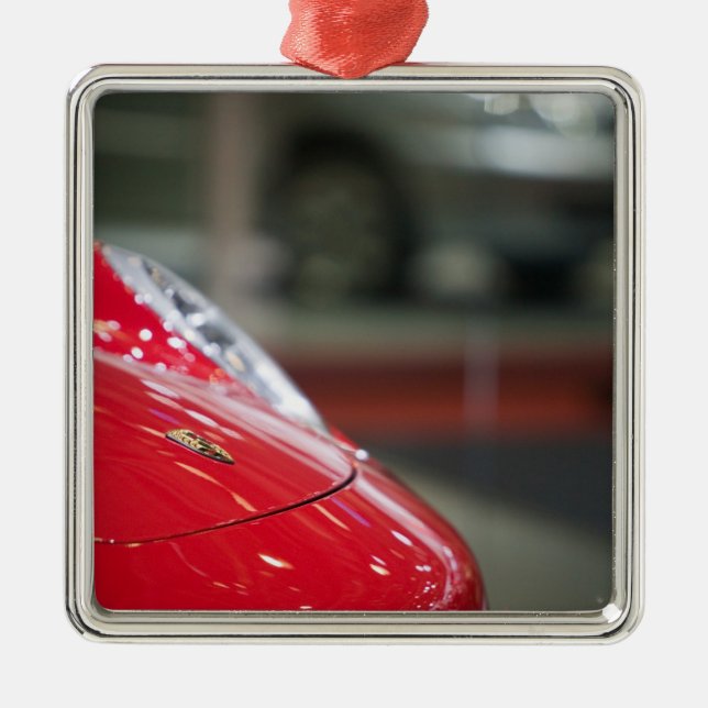 SCHWEIZ, GENF: 75. Genfer Auto 2 Silbernes Ornament (Vorne)
