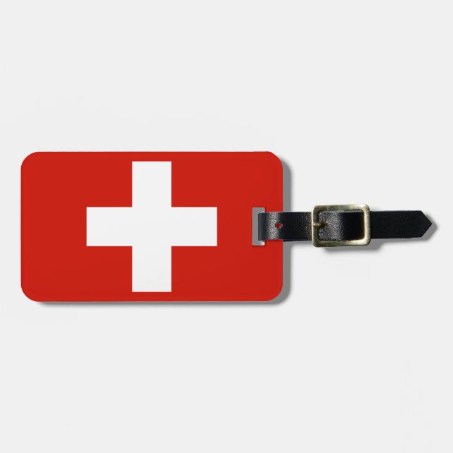 Schweiz Gepäckanhänger (Vorderseite horizontal)