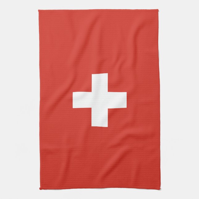Schweiz Geschirrtuch (Vertikal)