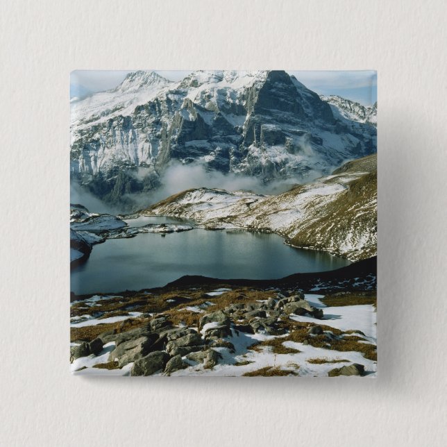Schweiz, Grindelwald, Berner Alpen, Ansicht Button (Vorderseite)