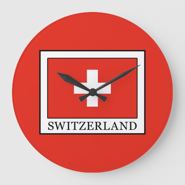 Schweiz Große Wanduhr (Vorderseite)
