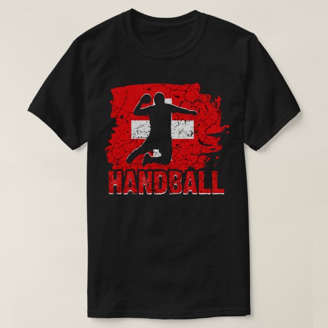 Schweiz Handball 5 T-Shirt (Design vorne)