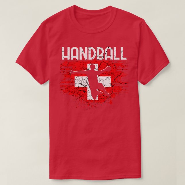 Schweiz Handball T-Shirt (Design vorne)