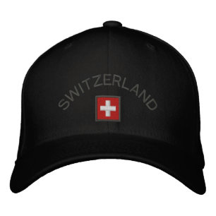 Schweiz Hut mit Schweizer Flagge