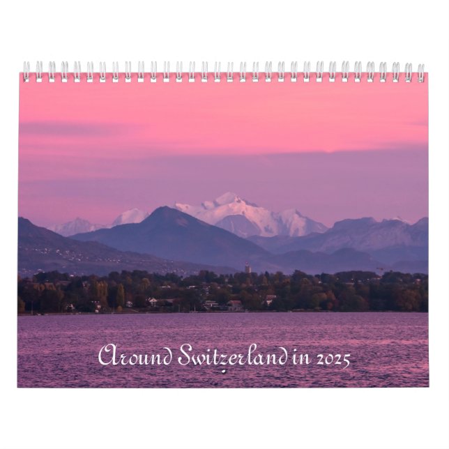 Schweiz im Kalender 2025 (Titelbild)