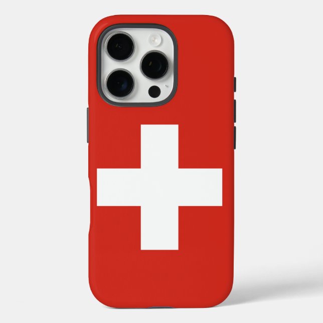 Schweiz iPhone 16 Pro Hülle (Rückseite)