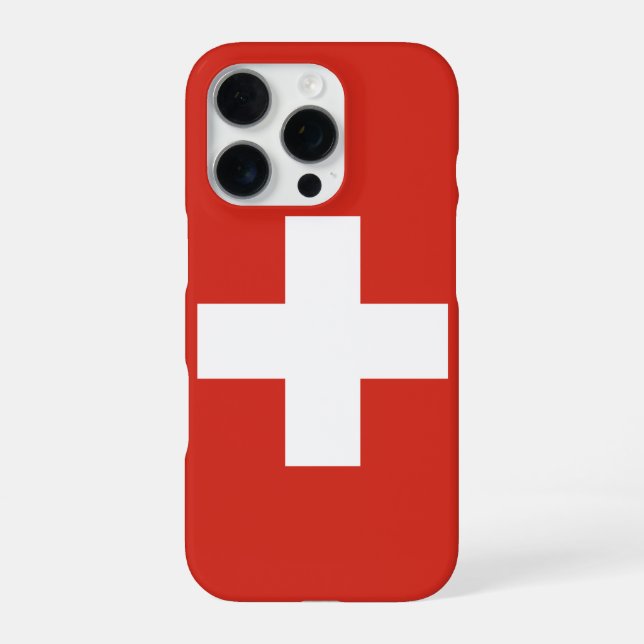 Schweiz iPhone 16 Pro Hülle (Rückseite)
