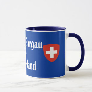 Schweiz: Kanton Aargau Tasse
