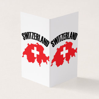 Schweiz-Kartenflagge