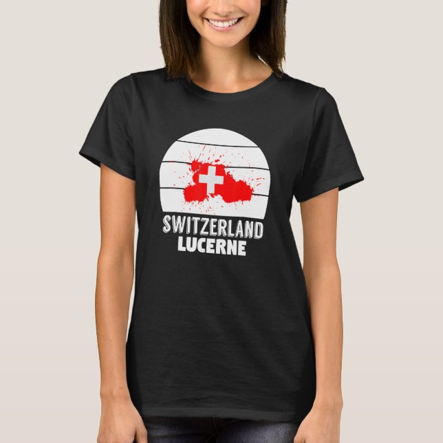 Schweiz Luzern T-Shirt (Vorderseite)