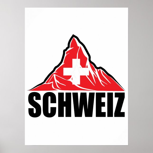 Schweiz Matterhorn Switzerland Poster (Vorne)