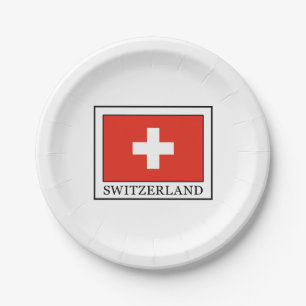 Schweiz Pappteller