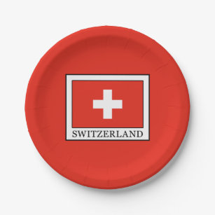 Schweiz Pappteller
