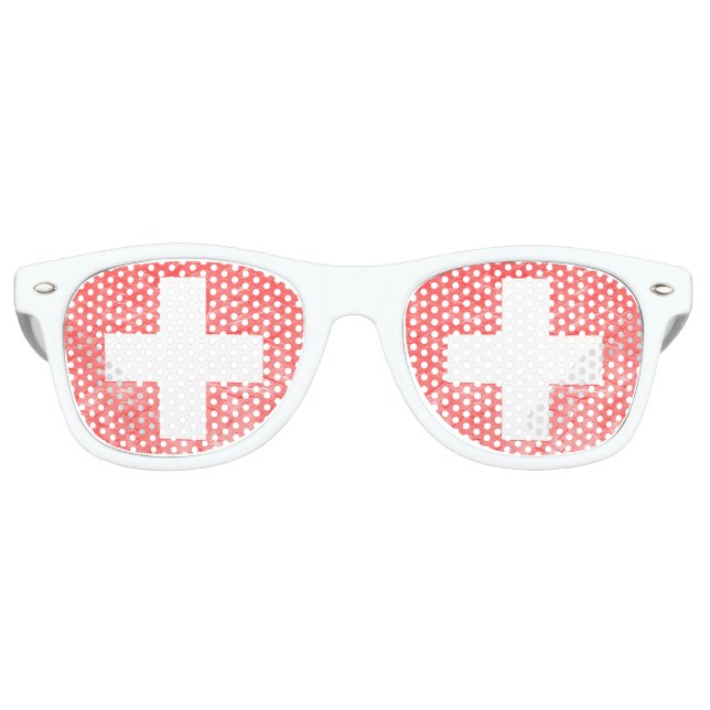 Schweiz Partybrille (Vorderseite)