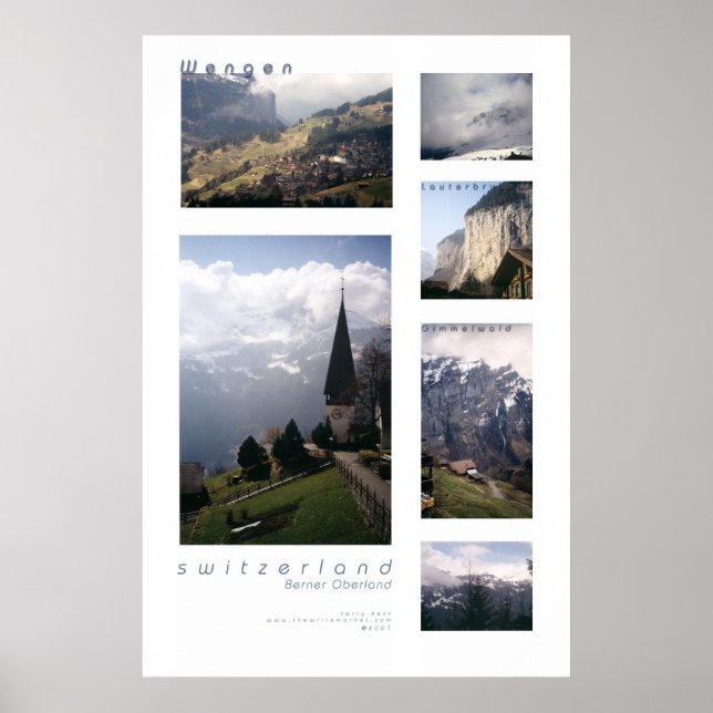 Schweiz Poster (Vorne)