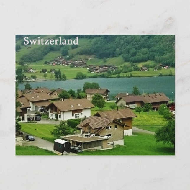 Schweiz Postkarte (Vorderseite)