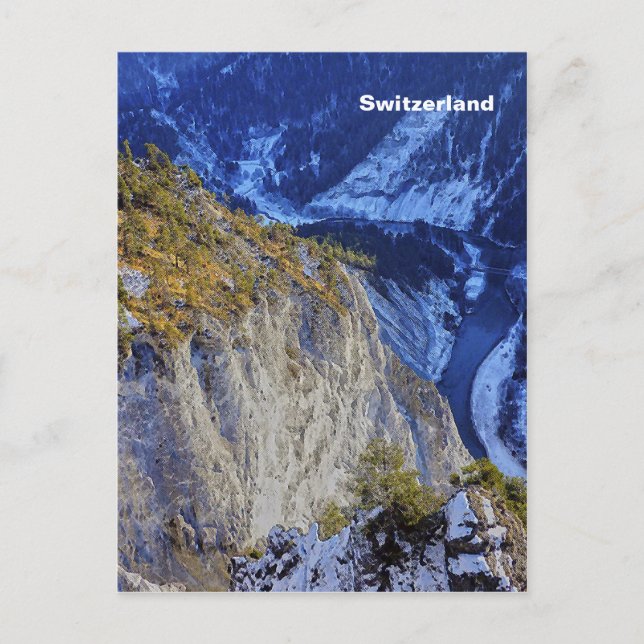 Schweiz Postkarte (Vorderseite)