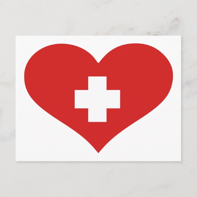 Schweiz Postkarte (Vorderseite)