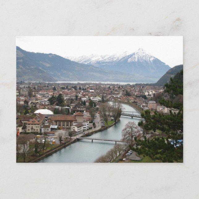 Schweiz Postkarte (Vorderseite)