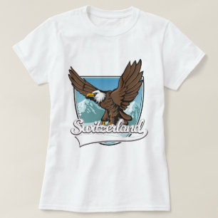 Schweiz-Reiselogo T-Shirt