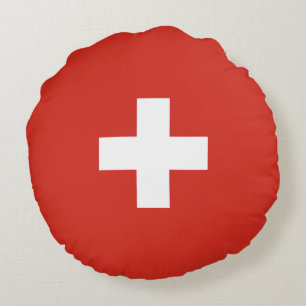 Schweiz Rundes Kissen